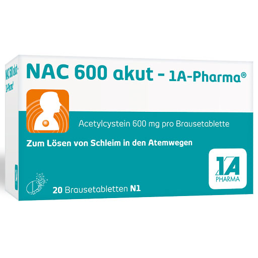 NAC 600 akut-1A Pharma Brausetabletten