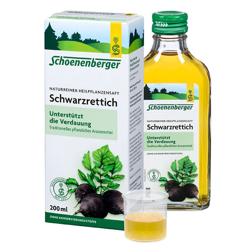 SCHWARZRETTICH Schoenenberger Heilpflanzens&auml;fte