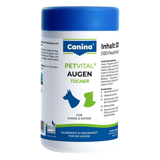 PETVITAL Feuchttücher f.Augen vet.