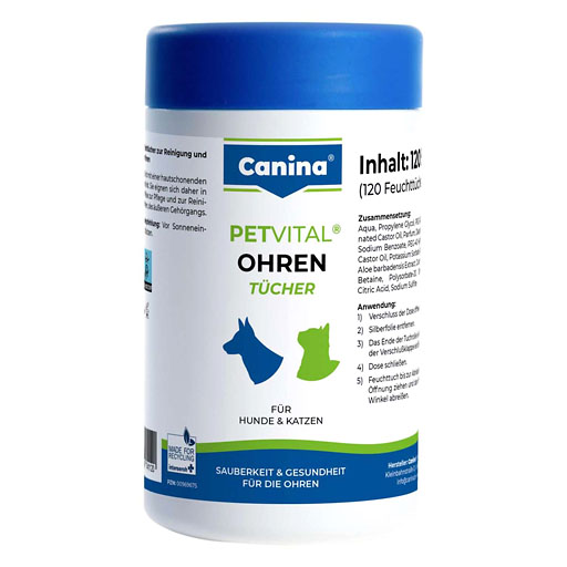 PETVITAL Feuchtt&uuml;cher f.Ohren vet.