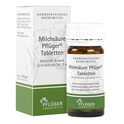 MILCHS&Auml;URE Pfl&uuml;ger Tabletten