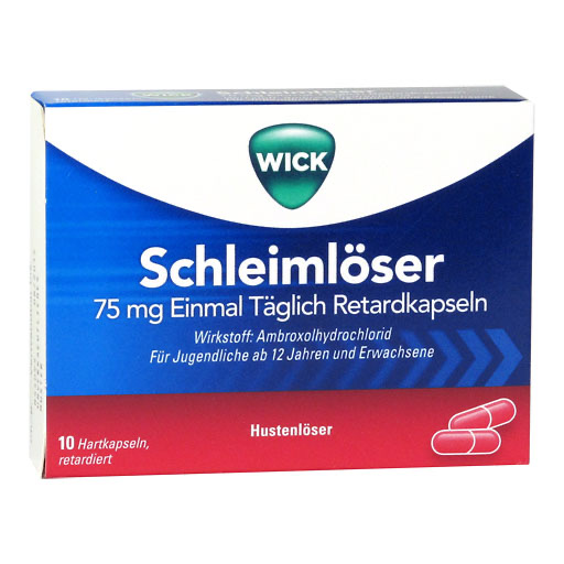 WICK Schleimlöser 75 mg einmal täglich Retardkaps.