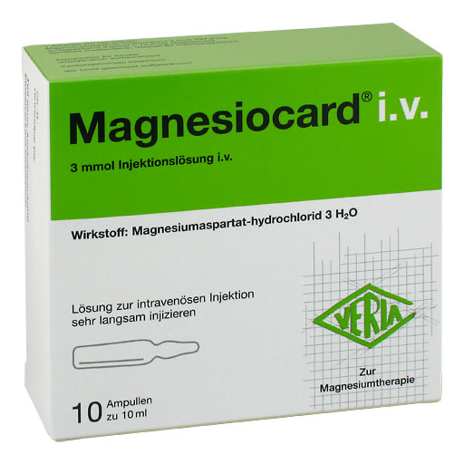 MAGNESIOCARD i.v. Injektionsl&ouml;sung