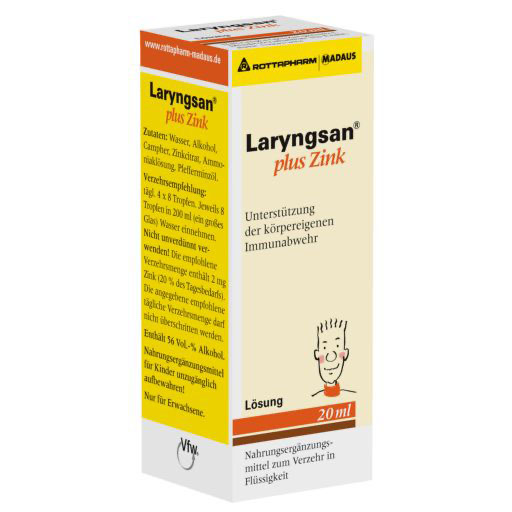 LARYNGSAN Plus Zink L&ouml;sung