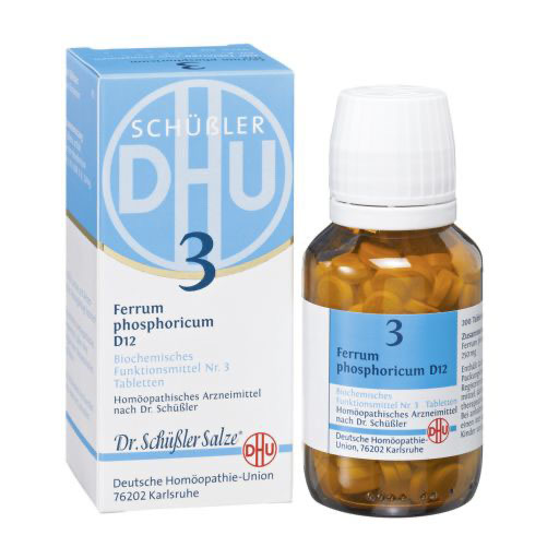 BIOCHEMIE DHU 3 Ferrum phosphoricum D 12 Tabletten