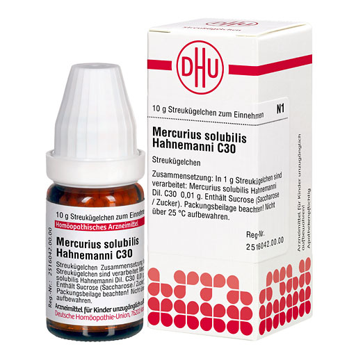 MERCURIUS SOLUBILIS Hahnemanni C 30 Globuli