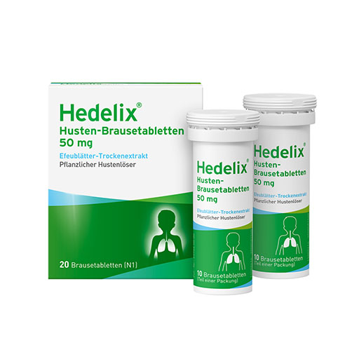 HEDELIX Husten-Brausetabletten