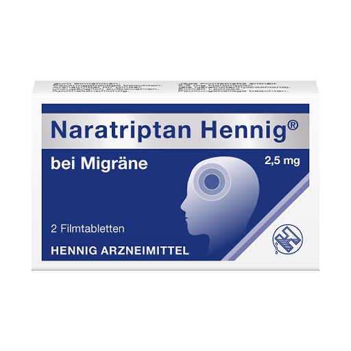 NARATRIPTAN Hennig bei Migräne 2,5 mg Filmtabl.