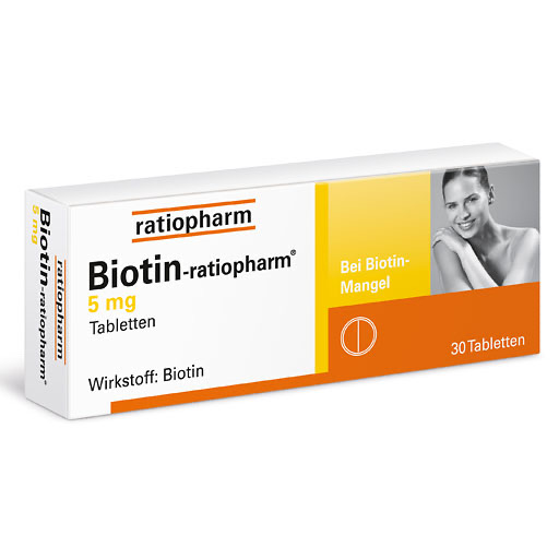 BIOTIN-RATIOPHARM 5 mg Tabletten
