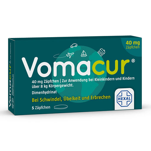 VOMACUR 40 Suppositorien