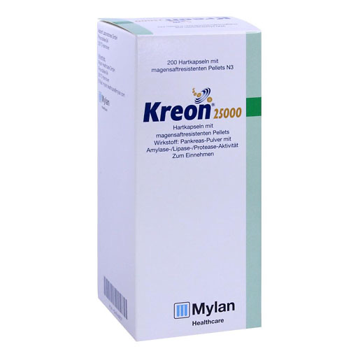 KREON 25.000 Hartkps.m.magensaftr.&uuml;berz.Pellets