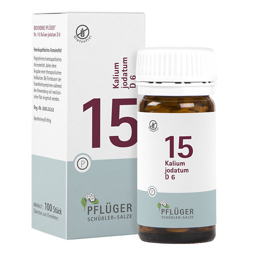 BIOCHEMIE Pfl&uuml;ger 15 Kalium jodatum D 6 Tabletten