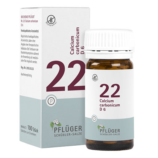 BIOCHEMIE Pflüger 22 Calcium carbonicum D 6 Tabl.