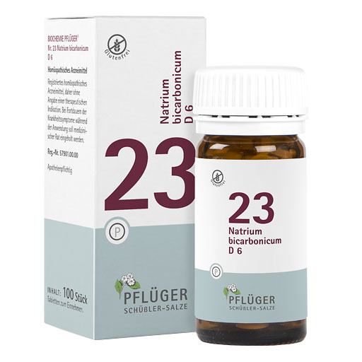 BIOCHEMIE Pfl&uuml;ger 23 Natrium bicarbonicum D 6 Tab.