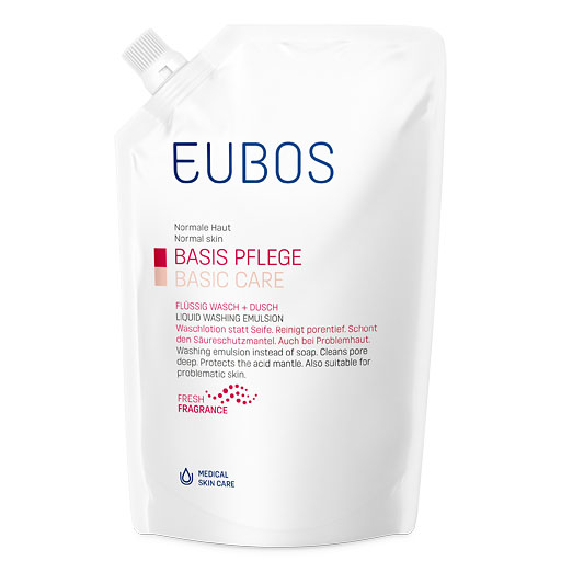 EUBOS FL&Uuml;SSIG rot m.frischem Duft Nachf.Btl.