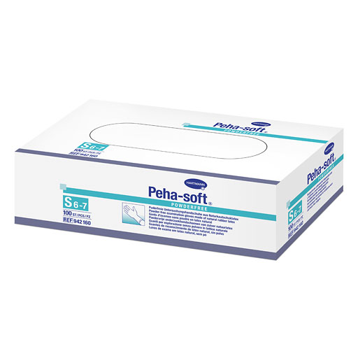 PEHA-SOFT Latex Unt.Hands.unsteril puderfrei S