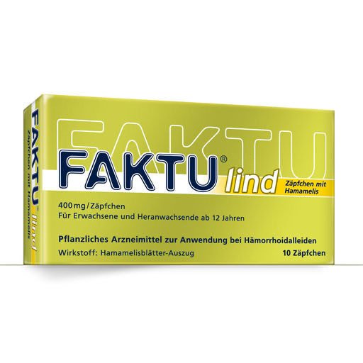 FAKTU lind Zäpfchen m.Hamamelis