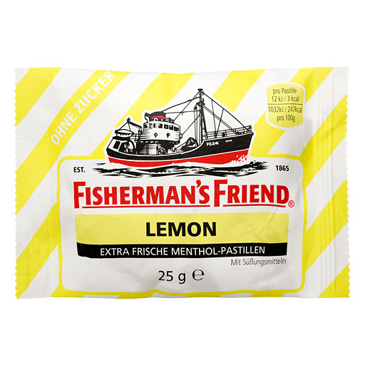 FISHERMANS FRIEND Lemon ohne Zucker Pastillen