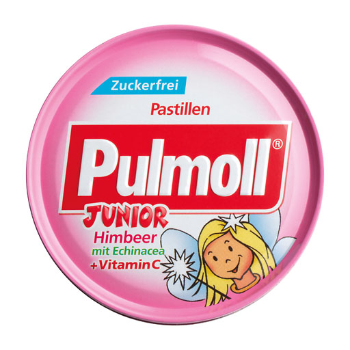 PULMOLL Junior Himbeere m.Echinacea+Vit.C zf Bon.