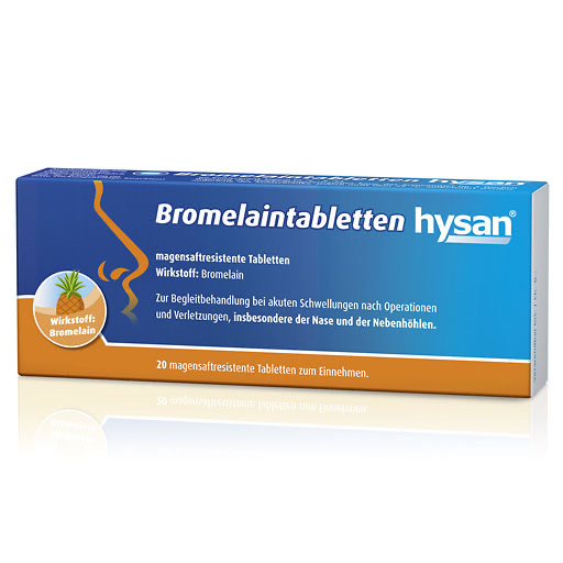 BROMELAIN TABLETTEN hysan magensaftres.Tabletten