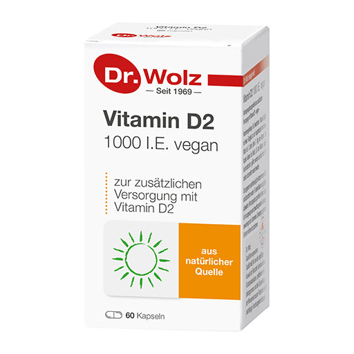 VITAMIN D2 1000 I.E. vegan Kapseln