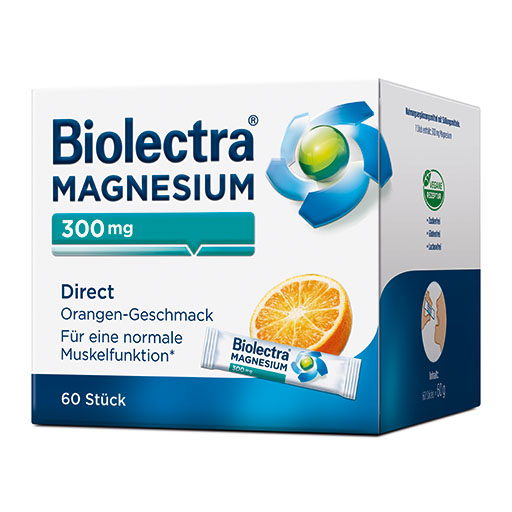 BIOLECTRA Magnesium 300 mg Direct Orange Sticks