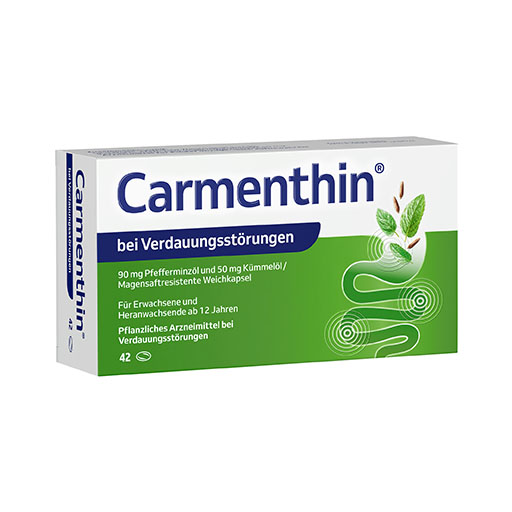 CARMENTHIN bei Verdauungsstörungen msr.Weichkaps.