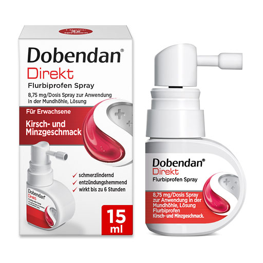 DOBENDAN Direkt Flurbiprofen Spray 8,75mg/Dos.Mund