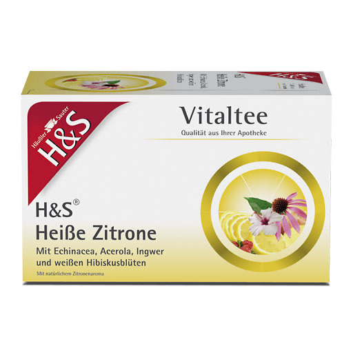 H&S heiße Zitrone Vitaltee Filterbeutel