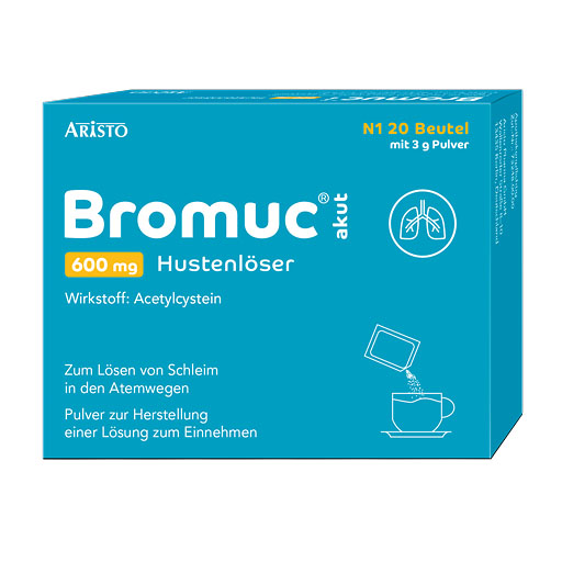 BROMUC akut 600 mg Hustenlöser Plv.z.H.e.L.z.Einn.