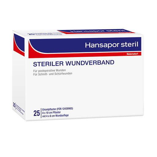 HANSAPOR steril Wundverband 8x10 cm