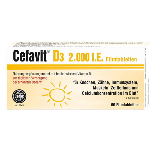 CEFAVIT D3 2.000 I.E. Filmtabletten