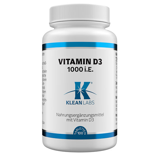 VITAMIN D 1000 I.E. KLEAN LABS Tabletten