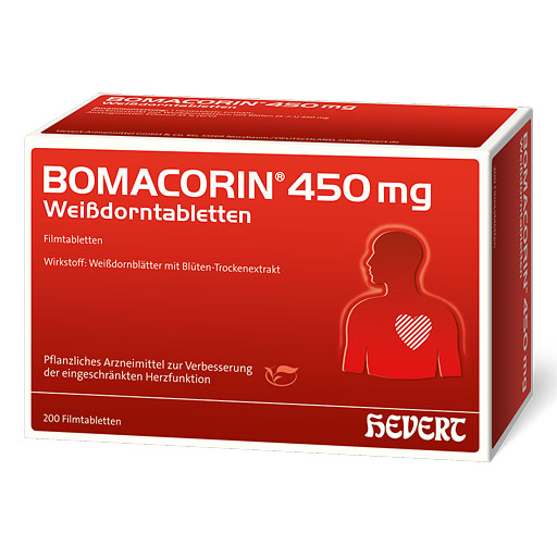 BOMACORIN 450 mg Weißdorntabletten