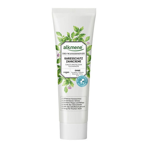 ALKMENE Kariesschutz Zahncreme Bio Wasserminze