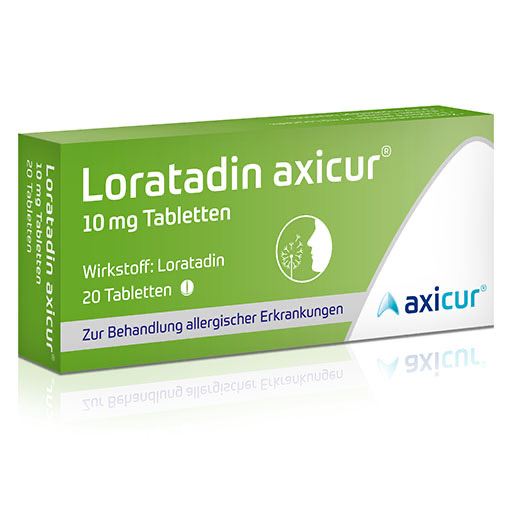 LORATADIN axicur 10 mg Tabletten