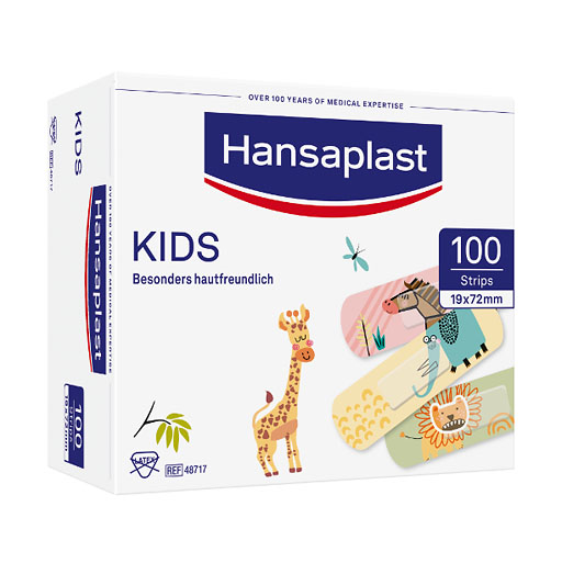 HANSAPLAST Kids Pflasterstrips Universal 1,9x7,2cm