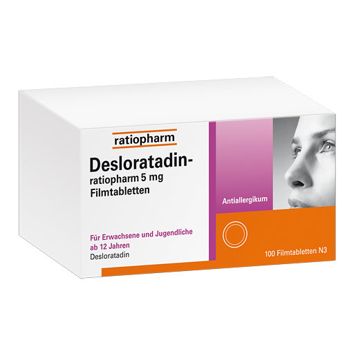 DESLORATADIN-ratiopharm 5 mg Filmtabletten