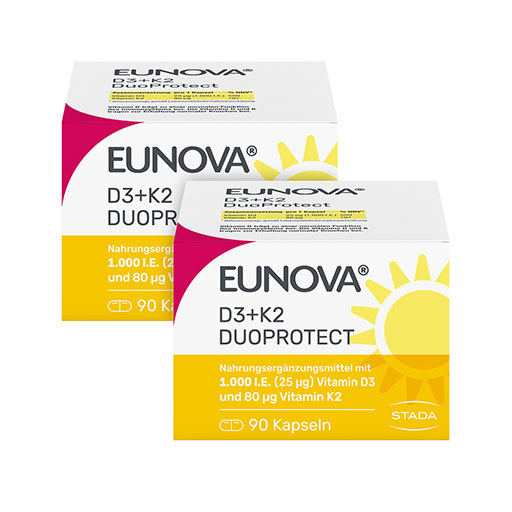 EUNOVA DuoProtect D3+K2 1000 I.E./80 μg Kaps.Kombi