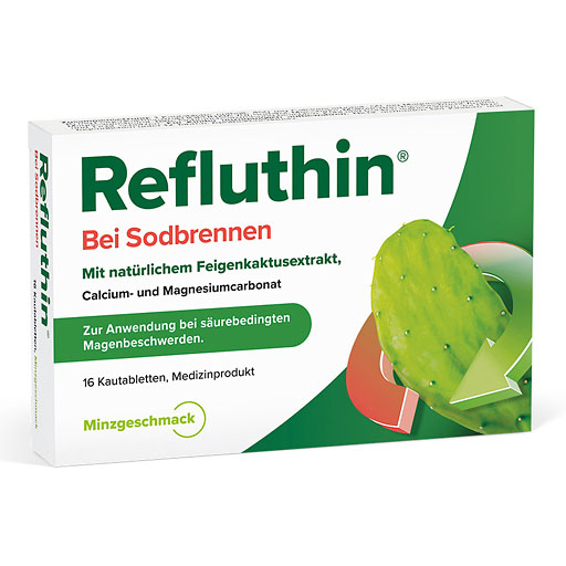 REFLUTHIN bei Sodbrennen Kautabletten Minze