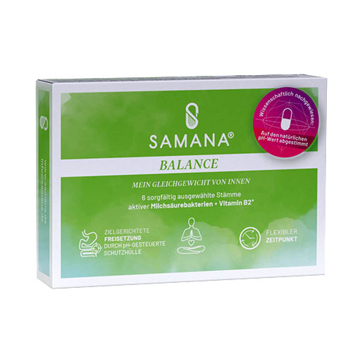 SAMANA BALANCE Milchs&auml;urebakterien in Kapseln