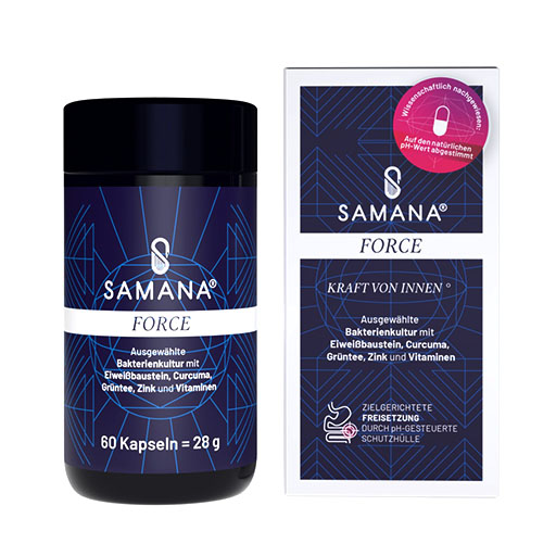SAMANA FORCE 10in1 Kapseln mit Bakterienkultur
