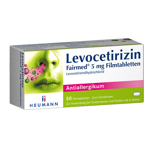 LEVOCETIRIZIN Fairmed 5 mg Filmtabletten