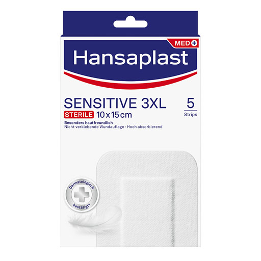 HANSAPLAST Sensitive Wundverband steril 10x15 cm