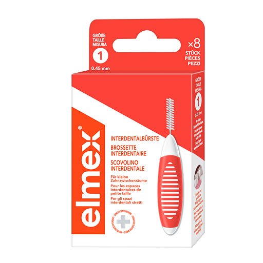 ELMEX Interdentalb&uuml;rsten ISO Gr.1 0,45 mm orange