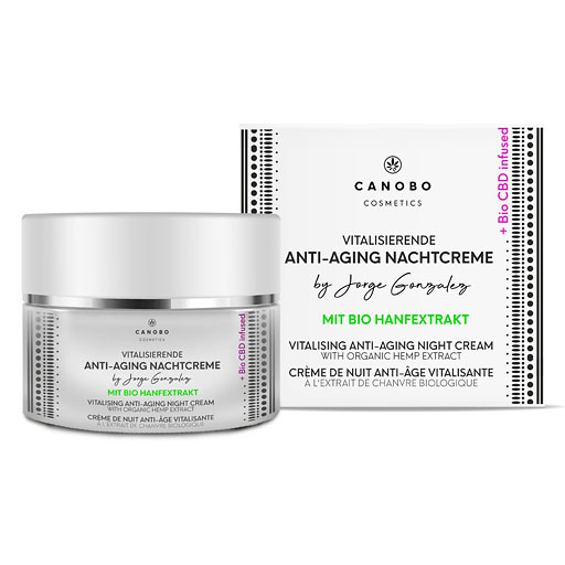 CANOBO Nachtcreme Bio CBD Anti-Aging