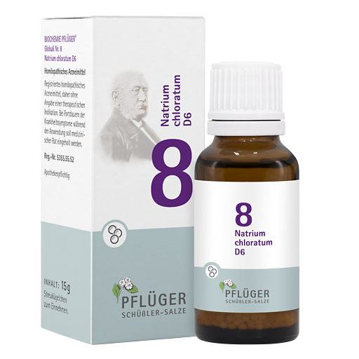 BIOCHEMIE Pflüger 8 Natrium chloratum D 6 Globuli
