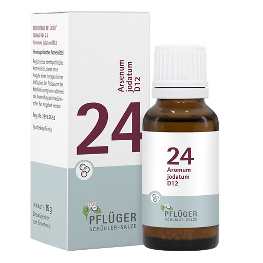 BIOCHEMIE Pfl&uuml;ger 24 Arsenum jodatum D 12 Globuli