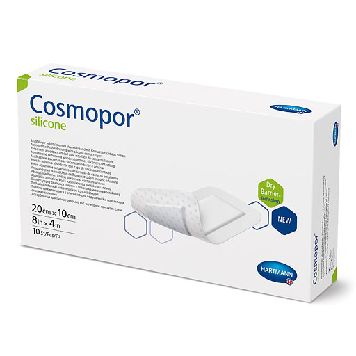 COSMOPOR silicone Wundverband 10x20 cm