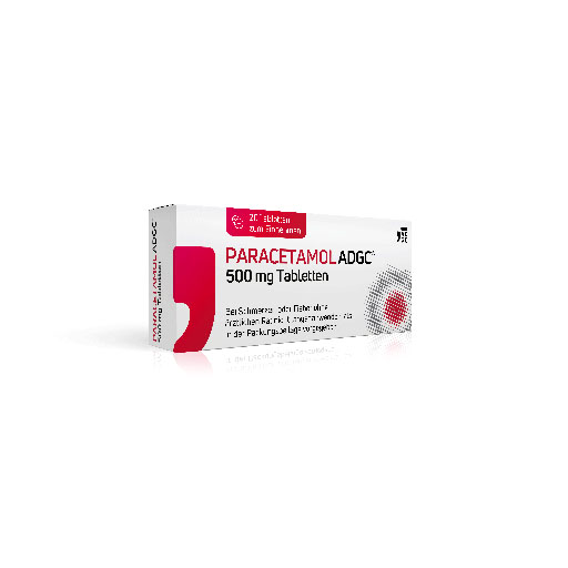 PARACETAMOL ADGC 500 mg Tabletten